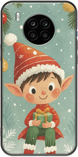 Lächelnder Elf Geschenk Huawei Nova 8i Schwarze TPU Schwarze Silikon Handyhüllen