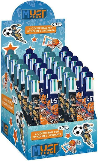 Must Team Στυλό Ballpoint 24τμχ
