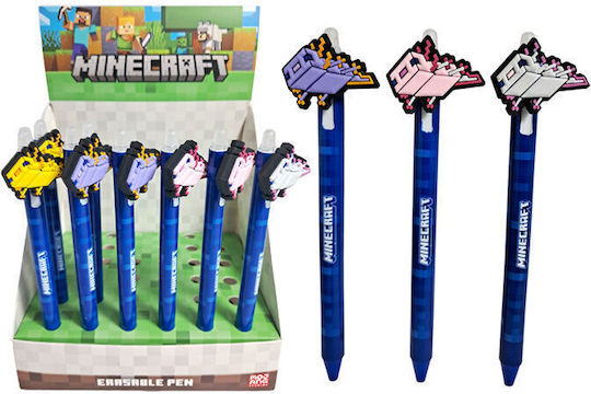 Minecraft Pixuri Ballpoint 36 Bucăți (Culori Diverse)