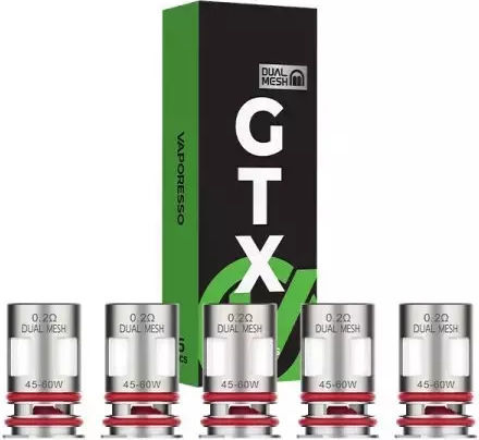 Vaporesso Dual Mesh Electronic Cigarette Resistance 0.2ohm (DL) 5pcs