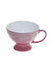 Espiel Vienna Müslischüssel Rund Keramik Pink mit Durchmesser 13.3cm