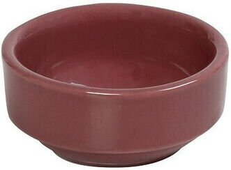 Espiel Essentials Dip Serving Bowl Round Ceramic Pomegranate with Diameter 6cm