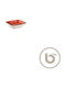 Bonna Passion Dip Serving Bowl Square made of Porcelain White 8x8cm