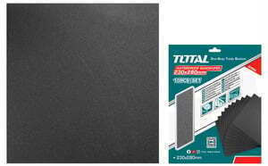 Total Φύλλο Λείανσης Απλό K1500 230x280mm Σετ 10τμχ