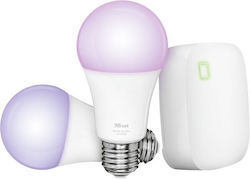 Trust Смарт Zigbee Starter Set LED 9W за Цокъл E27 RGB 2бр Trust Смарт Zigbee Starter Set LED 9W за Цокъл E27 RGB 2бр
