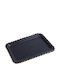 Espiel Kunststoff Rechteckig Serviertablett in Blau Farbe 34x24cm LTB2434K14-1 1Stück
