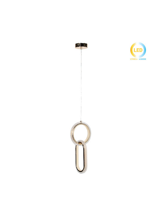 Keskor Pendant Light Gold 18x13x38cm