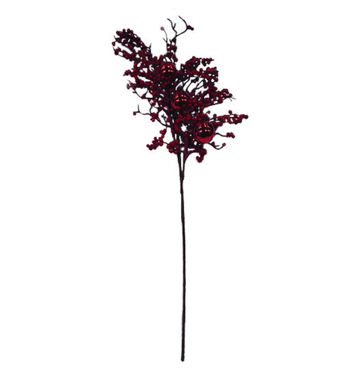 AGC Weihnachtliche Dekorationsblume, 60 cm Lang, 2 Stück