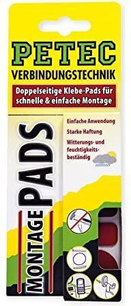 Set 3 Double-Sided Tape Pads Petec 87003