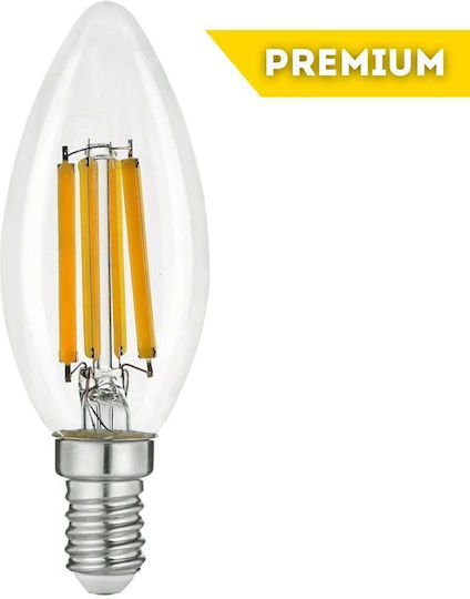 Vivalux Λάμπα LED 7W για Ντουί E14 Θερμό Λευκό 960lm