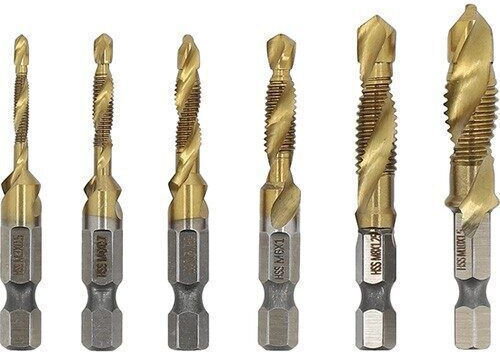 Drill HSS Titanium with Hexagonal Shank for Metal 1mm