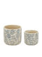 Artekko Cement Planter Concrete Beige 18x18x17cm.