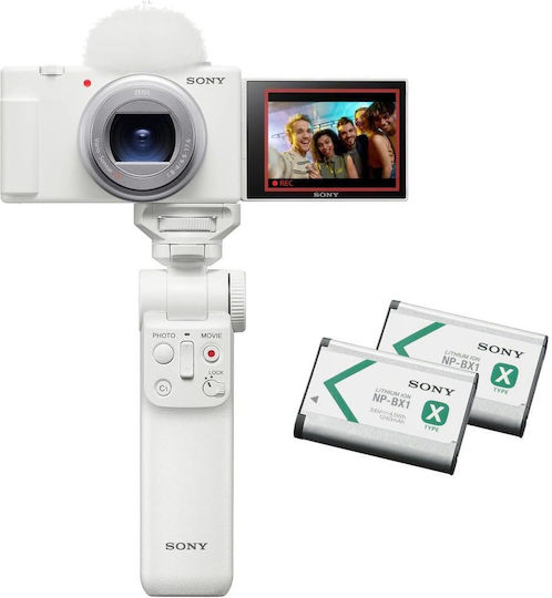Sony ZV-1 Compact Camera 20.1MP 4K UHD Optical Zoom 2.7x White