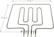 Philips Whirlpool Ofenteile & Zubehör Άνω Αντίσταση & Γκριλ Φούρνου 950 + 2000 Watt