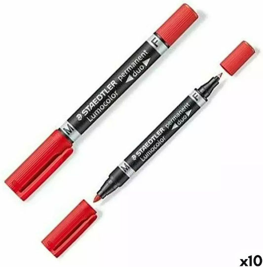 Staedtler Markers 0.6mm Red 10pcs