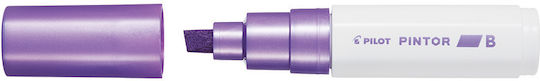 Pilot Pintor Broad Маркери за Рисуване 8мм Metallic Purple 6бр