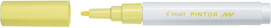 Pilot Pintor F Перманентни Маркери 2.8мм Yellow Pastel 6бр