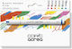 Copic Marker de Proiectare Multicolor