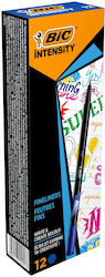 BIC Intensity Fine Marker Gestaltung von Blauen Set 12Stücke