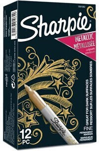 Sharpie Ακρυλικοί Μαρκαδόροι Gold 1.4mm Σετ 12τμχ