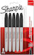 Sharpie Ανεξίτηλοι Μαρκαδόροι Black Σετ 5τμχ