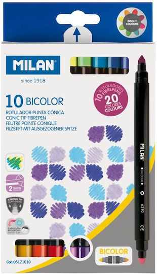 Milan Маркери за Рисуване 5мм Многоцветни 10бр