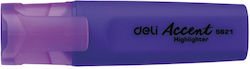 Deli Accent Textmarker 5mm Lila