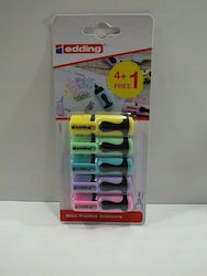 Marker Unterstreichen Sie Pastell Set 5 Farben