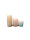 Fylliana Decorative White Candle 15x15cm 2 Pieces