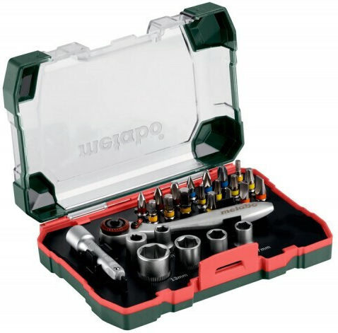 Metabo Ratschen- & Steckschlüssel-Sets 1\4" 26Stück