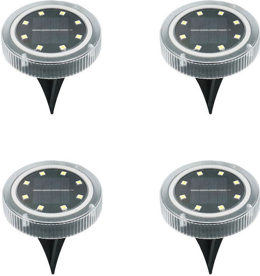 Factory Spiked Solar Light Cold White 6000K with Motion Sensor and Photocell IP65