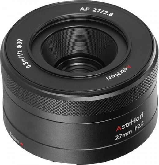 AstrHori Crop Camera Lens AF 27mm F/2.8 Fixed for Sony E Mount Black