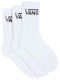 Vans Classic Crew Femei Șosete Albe 3Pachet