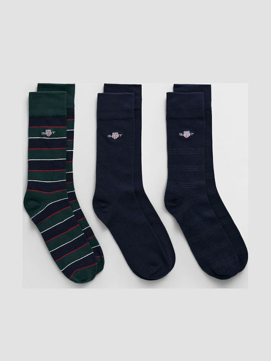 Gant Ανδρικές Κάλτσες Πράσινο 3Pack