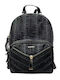 Leather Women's Bag Backpack Black