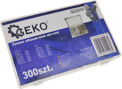 Geko Σετ Κασετίνα με Παξιμάδια 300τμχ