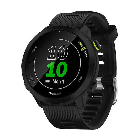 Garmin Forerunner 55 42mm Ceasuri Inteligente Recondiționate Clasificare A Negru