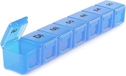 Jup Sukuos Pill Box *0892981 8865-41 7 Days Once A Day Without Bpa Blue 24 X 4.2 Cm