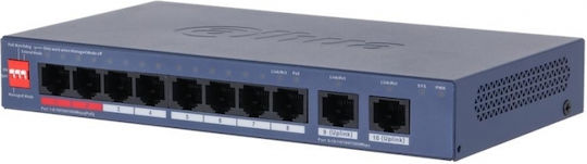 Dahua CS4010-8ET2GT-110 Managed L2 Switch with 10 Gigabit (1Gbps) Ethernet Ports