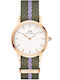 Daniel Wellington Γυναικείο Ρολόι 28mm Μπαταρίας με Υφασμάτινο Λουράκι