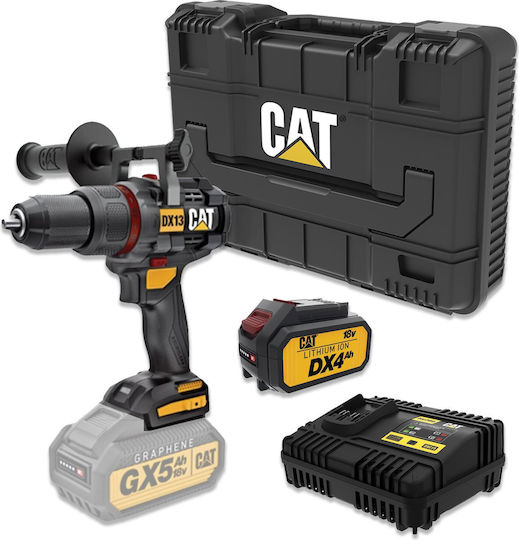 CAT Combo-18 Κρουστικό Δραπανοκατσάβιδο Μπαταρίας 18V 1x4Ah