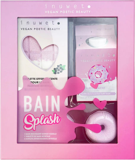 Inuwet Splash Bath Hautpflegeset für Reinigung Körperreinigung 4Stück