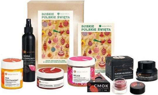 Opcja Natura Divine Polish Holidays Hautpflegeset für Anti-Aging 5Stück