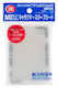 KMC Chain Card Sleeves Japanese Size 60τμχ Ασημί