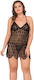 Babydoll Dantelat Lenjerie Moongirl Laura Mg100...