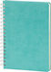 Spiral Notebook Square Turquoise