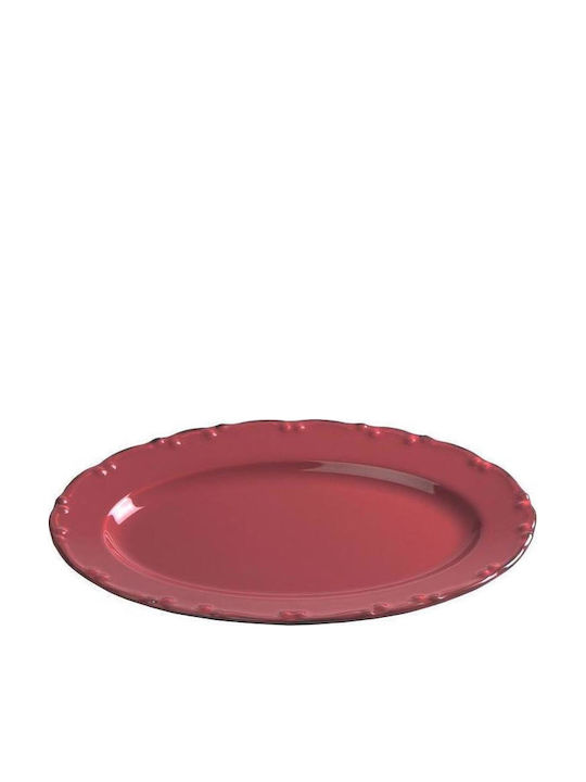 Espiel Liana Serving Platter Oval Pink 30x20cm Espiel Liana Serving Platter Oval Pink 30x20cm