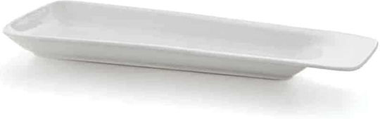 GTSA Serving Platter Rectangular made of Porcelain White 30x10cm