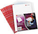 Rexel Plastic Sleeves for Documents A4 with Holes and Reinforcement 25pcs 12253