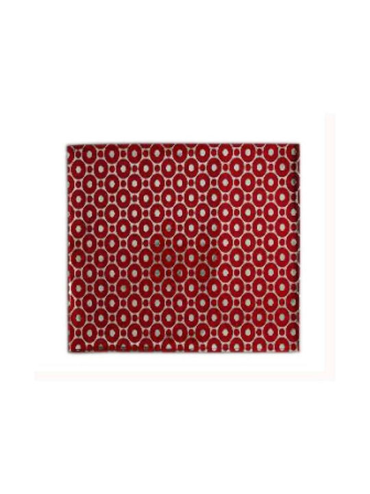 Espiel Fabric Coaster Red Coaster Fabric Red 10x10cm 4pcs